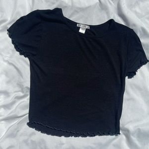 lettuce edge baby tee